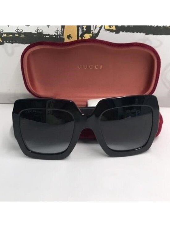 Authentic Gucci GG0102S 001 Oversized Black Sunglasses – New main image 9